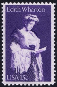 SC#1832 15¢ Edith Wharton Single (1980) MNH