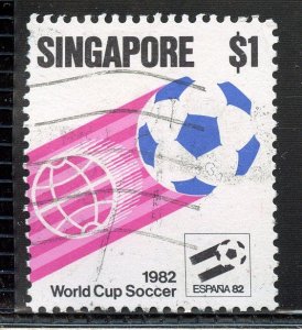Singapore # 396, Used.