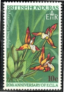 British Honduras 209 - Mint-NH - 10c Orchid (1968) (cv $0.75)