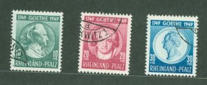 Germany/Rhine-Palatinate (6N) #6NB7-9 Used Single (Complete Set)