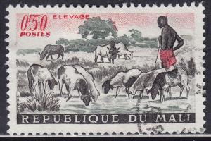 Mali 16 CTO 1961 Herding Sheep