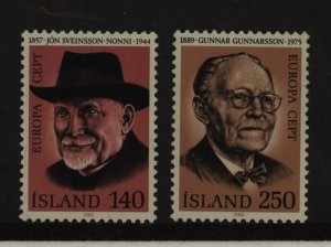 Iceland #528-9  Single (Complete Set)