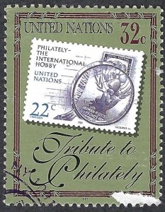 United Nations #714 32¢ Philately (1997). Used.