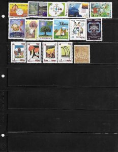 Nepal Stamp Lot Mint NH 