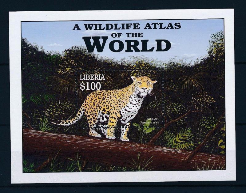 [36379] Liberia 2001 Wild Animals Mammals Jaguar MNH Sheet