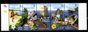 PITCAIRN ISLANDS SG605a 2001 WOODCARVING MNH