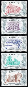 Lundy Islands Stamps MNH VF Lot Of 5 Values 1971