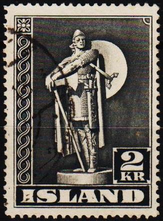 Iceland. 1939 2k S.G.254 Fine Used