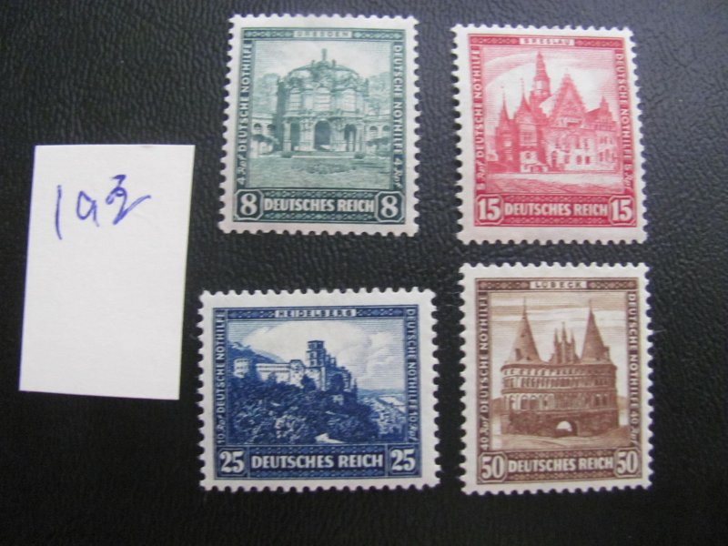 Germany 1931 MNH SC B38-41 SET  VF/XF 240 EUROS (193)