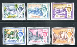 Bermuda 1966 QEII. Complete set of 6. MNH. SG195-200.