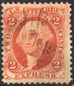 R10c 2¢ Revenue: Express (1862) Used