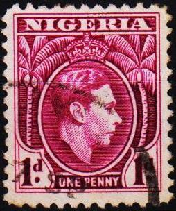 Nigeria. 1938 1d S.G.50b  Fine Used