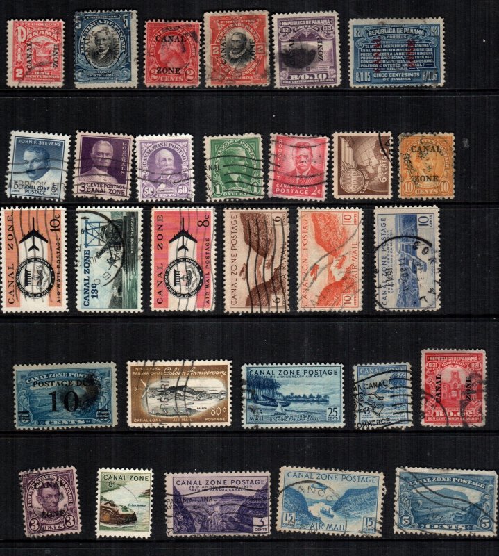 US canal zone 28 used  diff