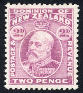 New Zealand 1909-16 SG.388 2d mauve mint cat 15 pounds