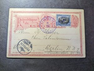 1907 Guatemala Postcard Cover to Berlin NW7 Germany