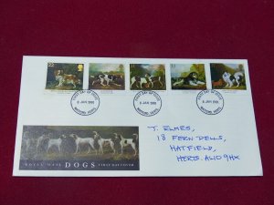 Great Britain First Day Cover 1991 Dogs Watford cancel