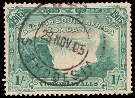 Rhodesia Scott 79 Used with thin.