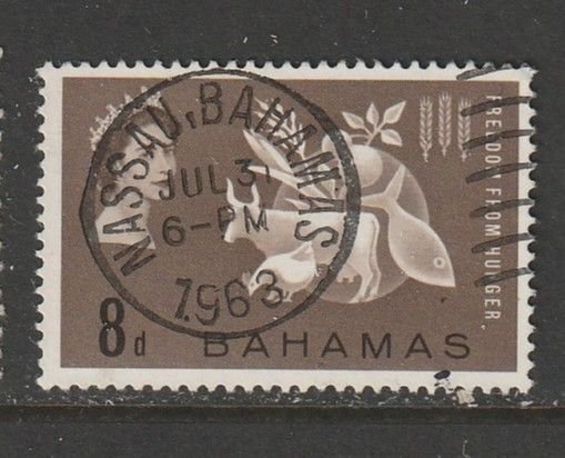 1963 Bahamas - Sc 180 - used VF - 1 single - Freedom from Hunger
