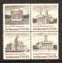 #1779-82 Architecture Block  Mint NH