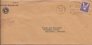 US #905 on envelope, mailed in 1943.  Buy War Savings Bonds and Stamps.