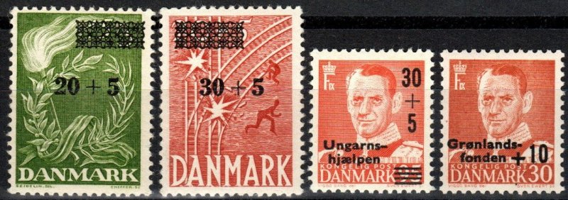 Denmark #B22-5 MNH CV $3.45  (X2634)