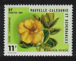 New Caledonia 'Hibbertia virotii' Flowers 11f 1980 MNH SG#634