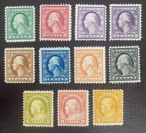 US Stamps-SC# 498 - 510 - MH - CV $102.00