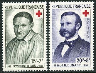 France B327-8 MNH  - Portraits