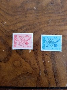 Stamp Norway Scott #475-6 nh