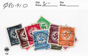 GERMANY   O80-91   USED