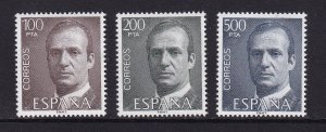 Spain  #2268-2270  MNH 1981 Juan Carlos