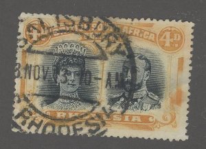 British South Africa - see Rhodesia (1890-1923) #215-218  Single (Complete Set)