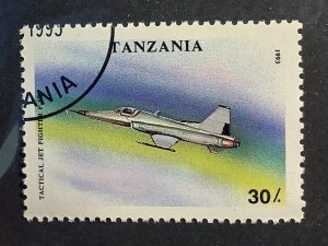 Tanzania 1993 Scott 1161 CTO - 30sh, Military Aircraft,  F-5e