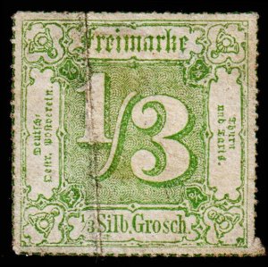 Germany - Thurn & Taxis, Northern District Scott 22 (1865) Fair F, CV $240.00 C