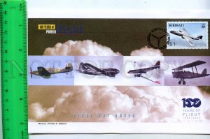 242119 KIRIBATI 100 years of FLIGHT PLANES 2003 year FDC