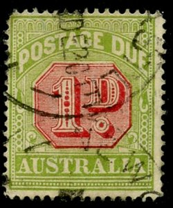 AUSTRALIA Sc#J40c 1914 1p Postage Due Perf. 14 Wmk. 13 Used