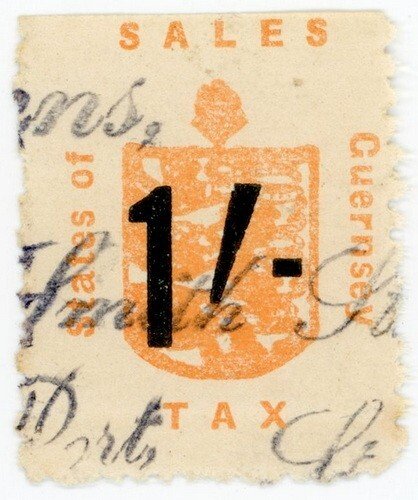 (I.B) Guernsey Revenue : Sales Tax 1/- (German Occupation)