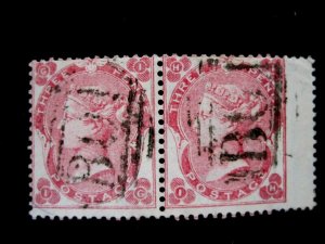 GREAT BRITAIN - SCOTT# 37 - PAIR - USED - CAT VAL $600.00