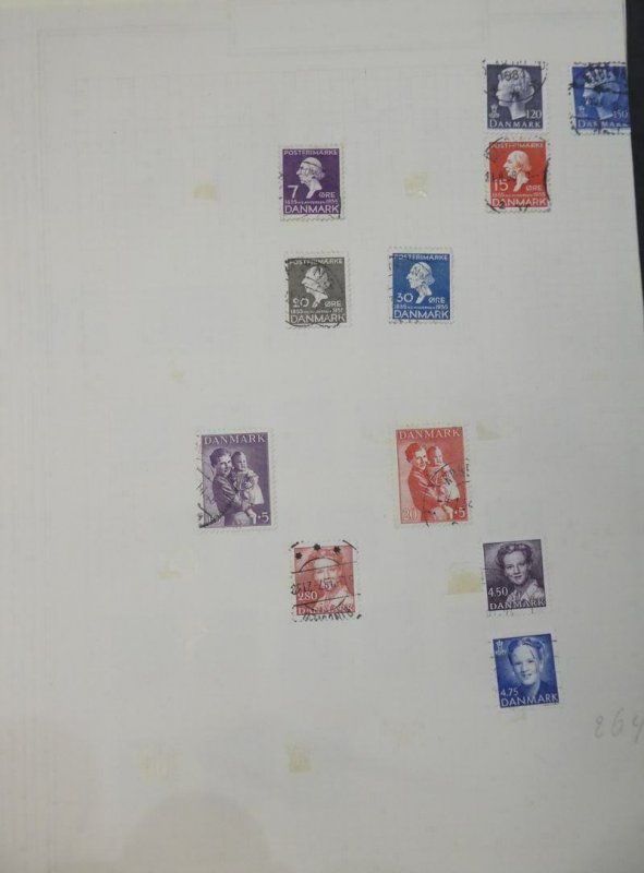 EDW1949SELL : DENMARK Nice collection on pages with many Better. Good Starter