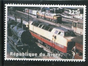 Niger 1998 TRAIN & LOCOMOTIVE OF THE WORLD 1 value Perforated Mint (NH)