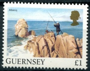 Guernsey  Sc#301 MNH, £1 multi, Definitive Series 1984-1991: Bailiwick Views...