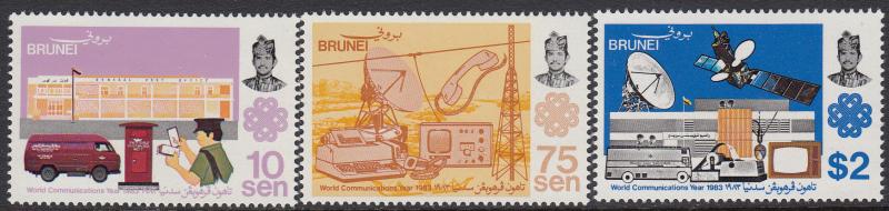 Brunei 294-6 MNH - World Communications Year