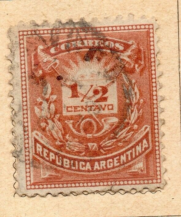 Argentina 1882 Early Issue Fine Used 1/2c. NW-11795