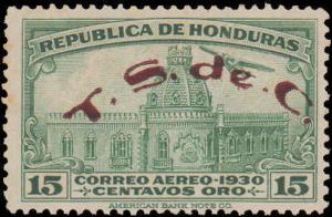 1931 Honduras #C51-C53, Complete Set(5), Hinged