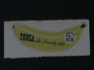 TONGA-1969-SC# 223-LOVELY BEAUTIFUL BANANA SHAPE CUT  MINT VF-HARD TO FIND