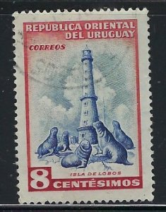 Uruguay 611 Used 1954 issue (fe2079)