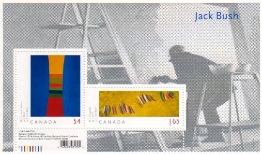 Canada  - #2322  JACK BUSH (ART)  SOUVENIR SHEET - MNH