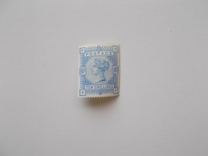 QV 1883 10/- Ultramarine in Unmounted Mint Condition SG 183 Cat £2,500 Scarce