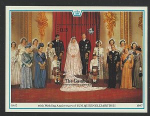 Gambia  sheetlet mnh S.C.  733