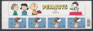 (S) USA #3507 Peanuts Snoopy  Strip of 4 MNH